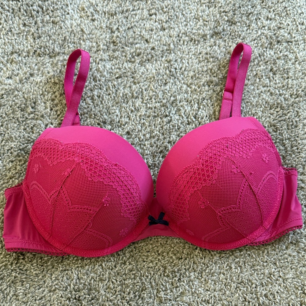 Aerie Fuchsia Lace Bra